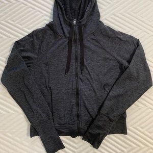 C9 cropped zip hoodie